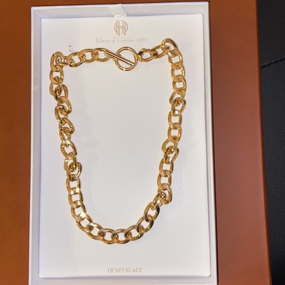 House of Harlow 1960 Jewelry - House of Harlow 1960 chain necklace, gold